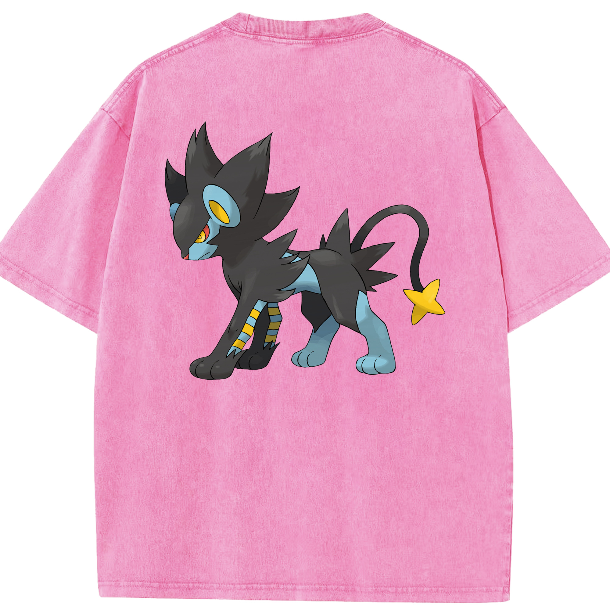 （画像用） ポケットモンスター Pokémon 綿100% ヴィンテージ風 半袖Tシャツ（背面プリント）